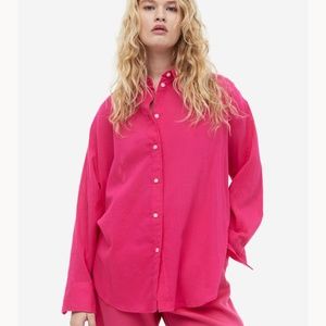 Oversized Crinkled Shirt